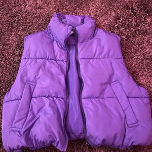 Purple vest!
